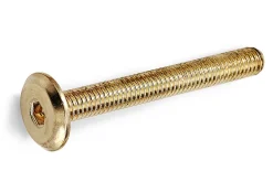 Møbelskrue 521 M6x60 mm Messing Forbrukerpakning