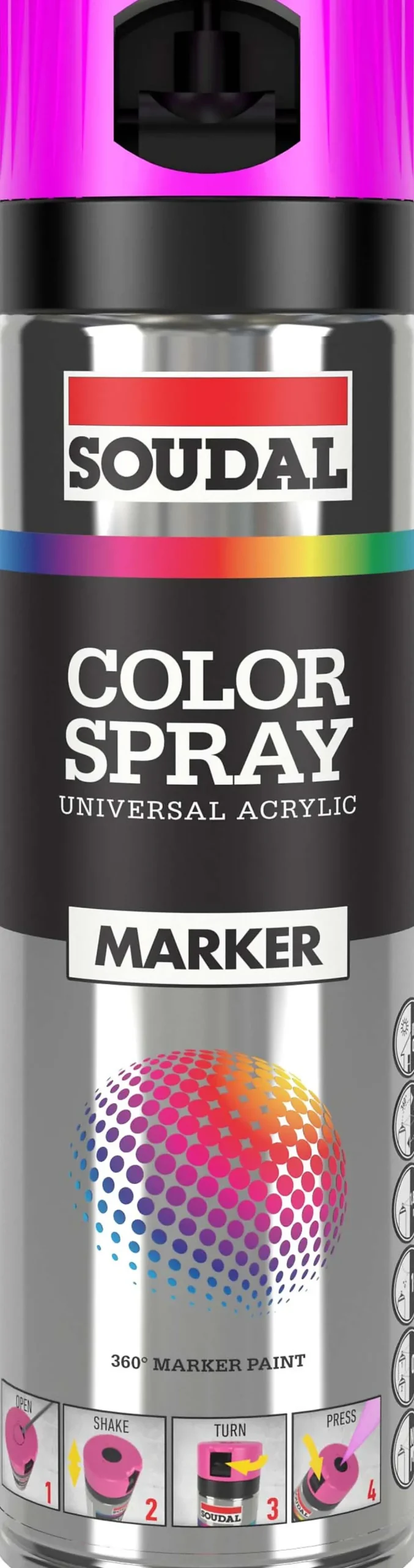 Merkespray Fluoriserende Blå 500ml