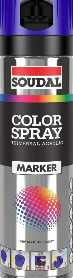 Merkespray Fluoriserende Blå 500ml