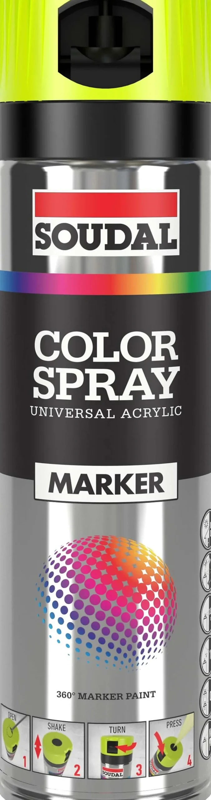 Merkespray Fluoriserende Blå 500ml