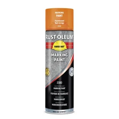 Merkespray hard hat fluo rødoransj spraymaling 500 ml