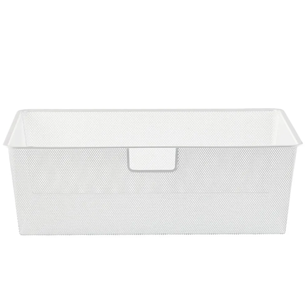 Meshkurv til uttrekksramme hvit 60x40x18 cm