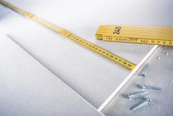 Meterstokk glassfiber gul 240 cm