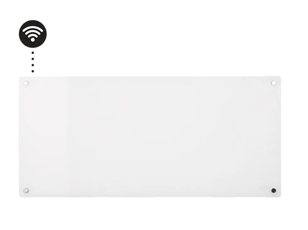 Mill panelovn WiFi Gen 4 glass 1000W hvit