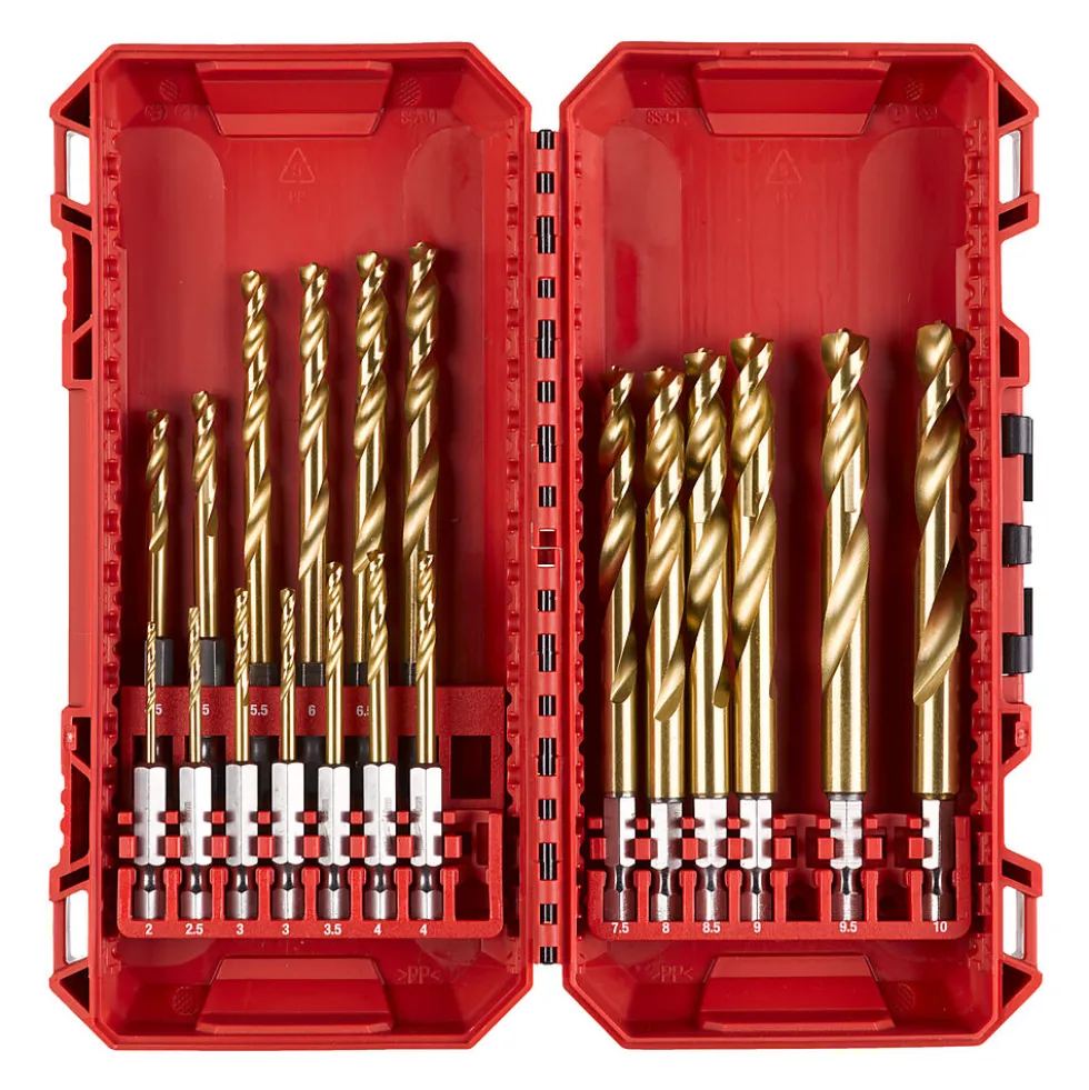 Milwaukee metallborsett HSSG-TIN 19P