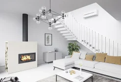 Mitsubishi KAITEKI varmepumpe hvit 6300