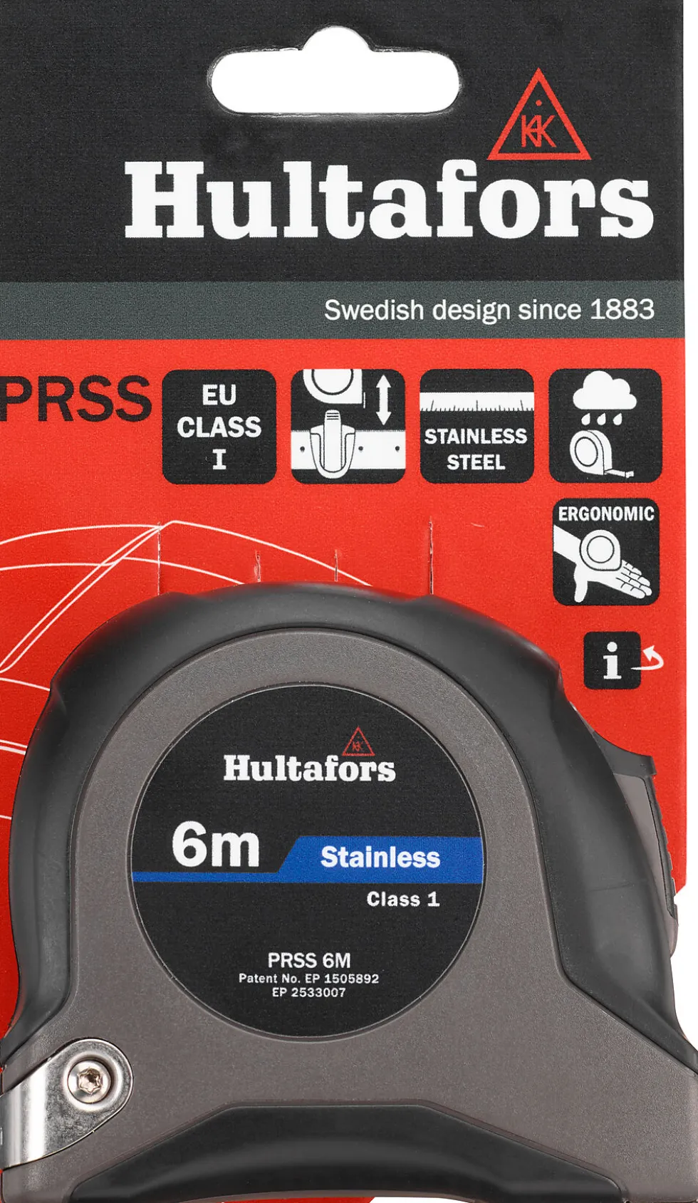 Målebånd polyester 6 meter