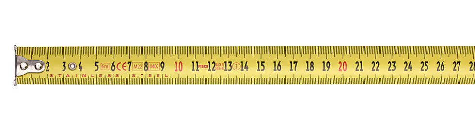 Målebånd polyester 6 meter