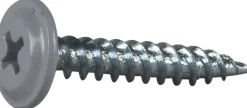 Montasjeskrue sølv 4,2x25 fzb -250 skarp spiss ral 9006 blankforsinket