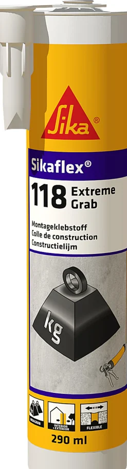 Monteringslim sikaflex-118 extreme grab hvit