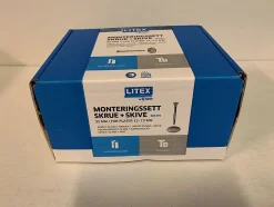 Monteringsskrue 32 mm m/skive 300 stk