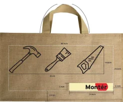 Monter jutebag 600x350x350 mm