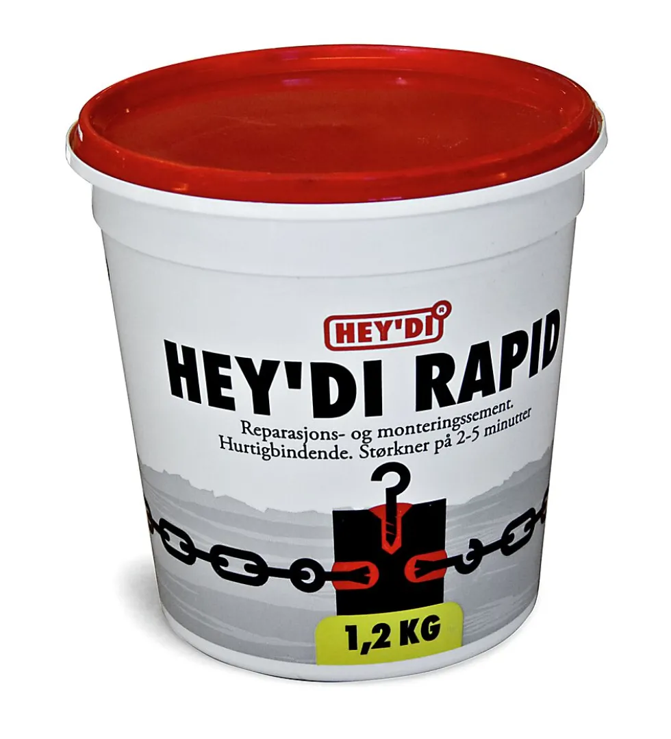 Mørtel rapid 1,2 kg heydi reparasjons- og monteringssement