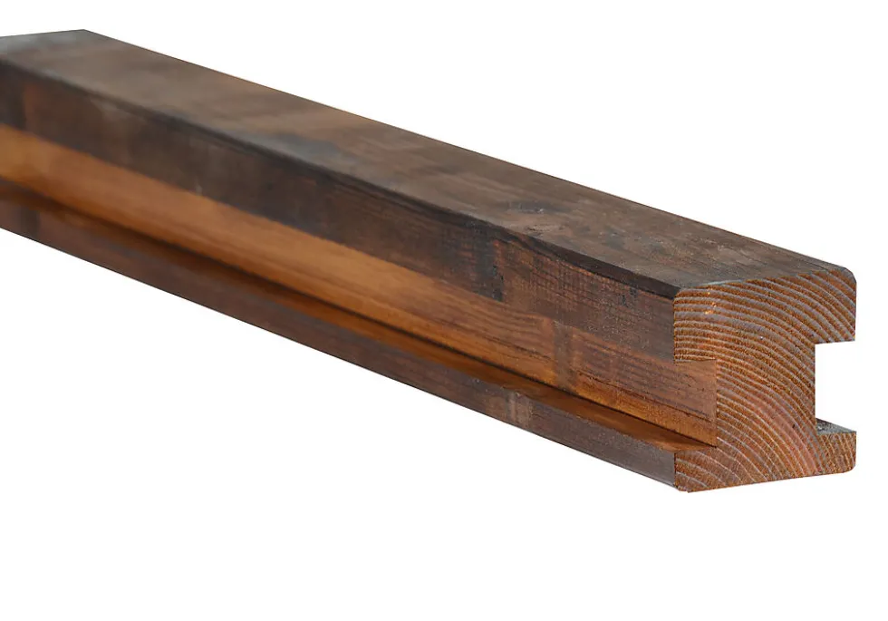 Multistolpe skjøt royalimpregnert brun furu 70x70x2000 mm