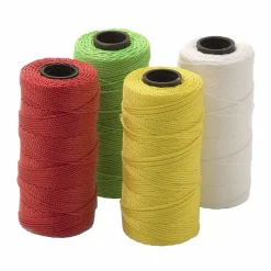 Murersnor neongrønn polyester 120m tvinnet polyester 1,5mm