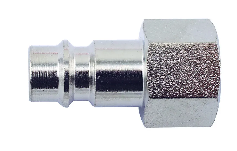 Nippel med innvendig gjenger 1/4" for gummislange euro