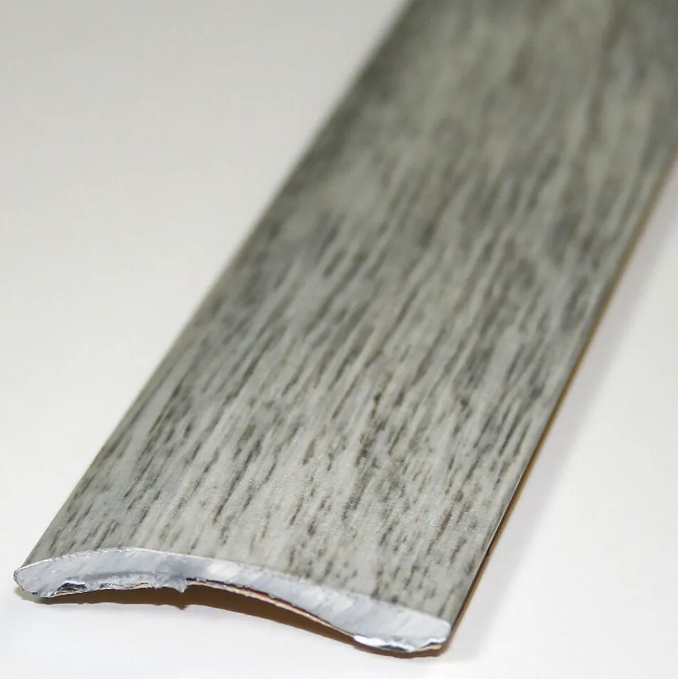 Nivålist nr. 6 aluminium eik lysgrå sk 1 meter