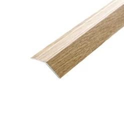 Nivålist nr 7 aluminium eik selvklebende 1 m