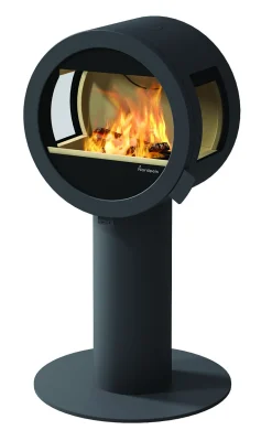 Nordpeis Peisovn Me Pedestal med sideglass