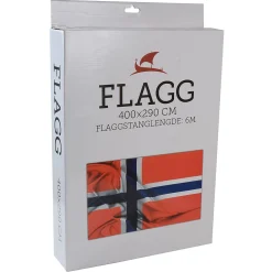 Norsk flagg 400x290cm