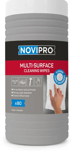 Novipro wipes multisurface 80 stk
