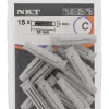 Nylonplugg 6x30 universal bk nkt nkt blisterkort a15