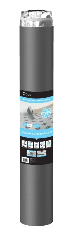 Opus gulvunderlag Aquastop standard 2 mm 1x15 m