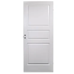 Opus innerdør Classic 3 hvit bomull 90x200 cm