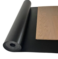 OPUS klikkvinyl gulvunderlag sort 1mm 15m²