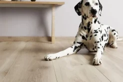 Opus laminatgulv 1-stav XL hvit bred og lang bord