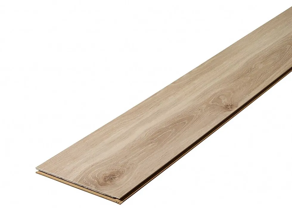 Opus laminatgulv 1-stav XL hvit bred og lang bord