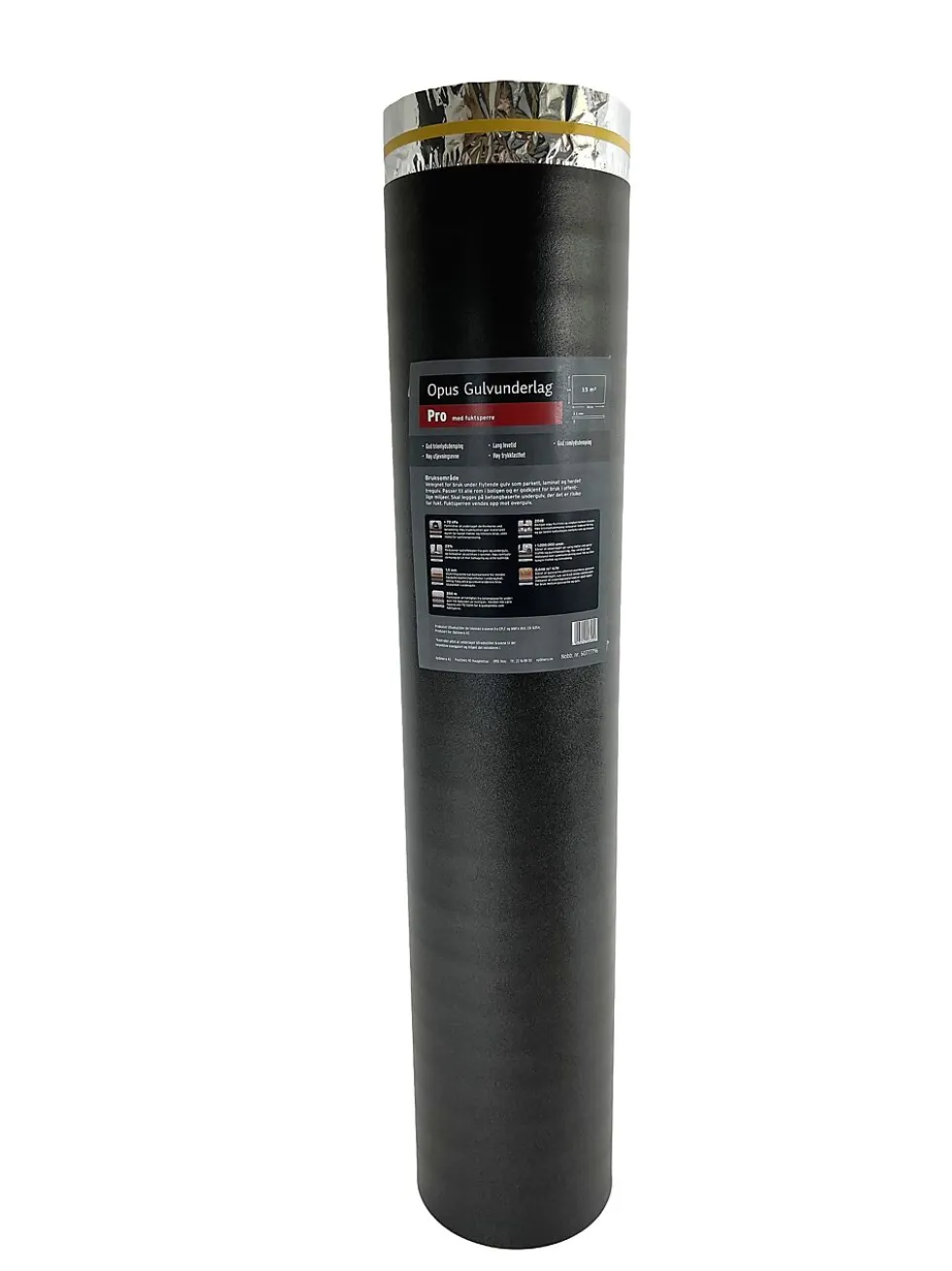 OPUS Pro gulvunderlag med fuktsperre 2 mm