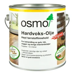 Osmo Hardvoksolje 3062 2,5 liter matt