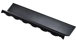 Overgang front exclusive matt sort lengde 1250mm isola