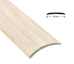 Overgangslist nr. 2 aluminium eik sand 2 meter