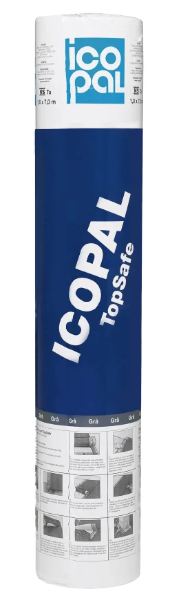 Overlag Topsafe 1x7 meter grå