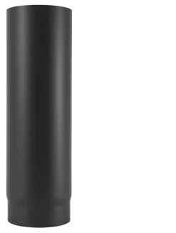 OVNSRØR Ø150 L500 SORT 2,3MM MATT EMALJE