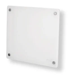 Panelovn glass 250 watt hvit