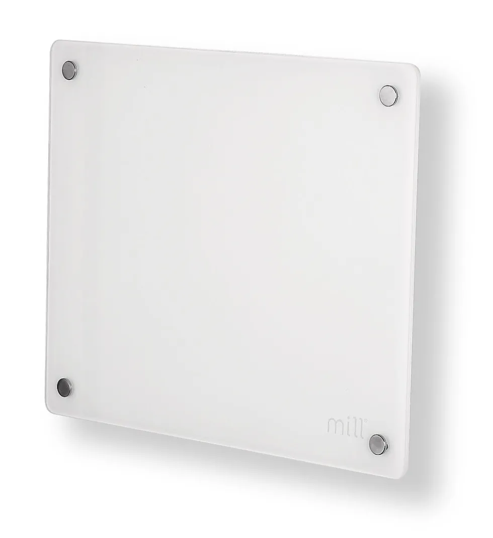Panelovn glass 250 watt hvit