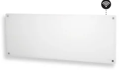 Panelovn hvit glass gen 3 wifi 1300 watt