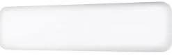 Panelovn stål list 850 watt hvit