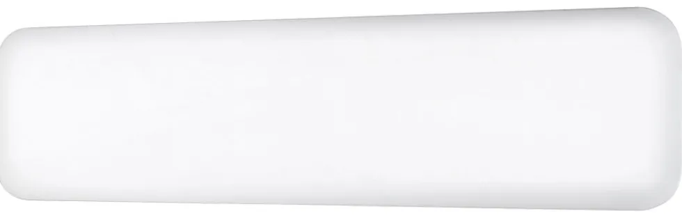 Panelovn stål list 850 watt hvit