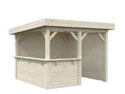 Paviljong Limtrekonstruksjon 28 mm veggbord 303 8,3 m2
