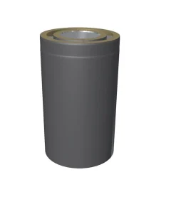 Pipeelement 500 mm x ø 150 mm PMV50 sort