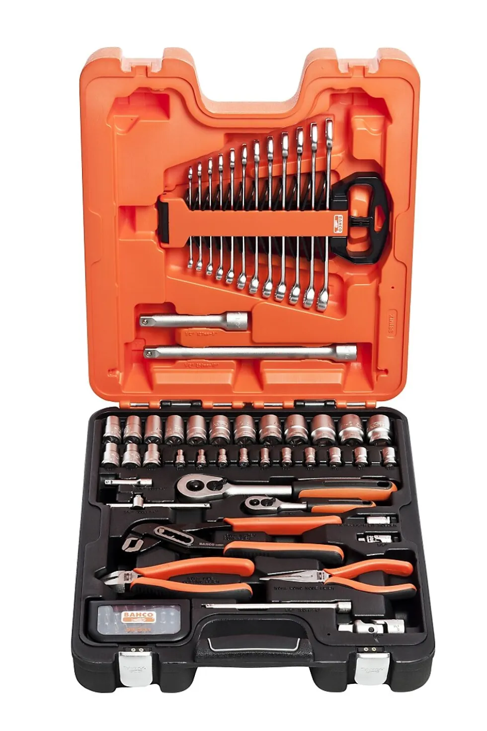 Pipesett 81 deler med tenger s81mix bahco