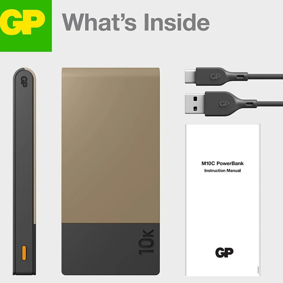 Powerbank M2+ 10000 mAh beige