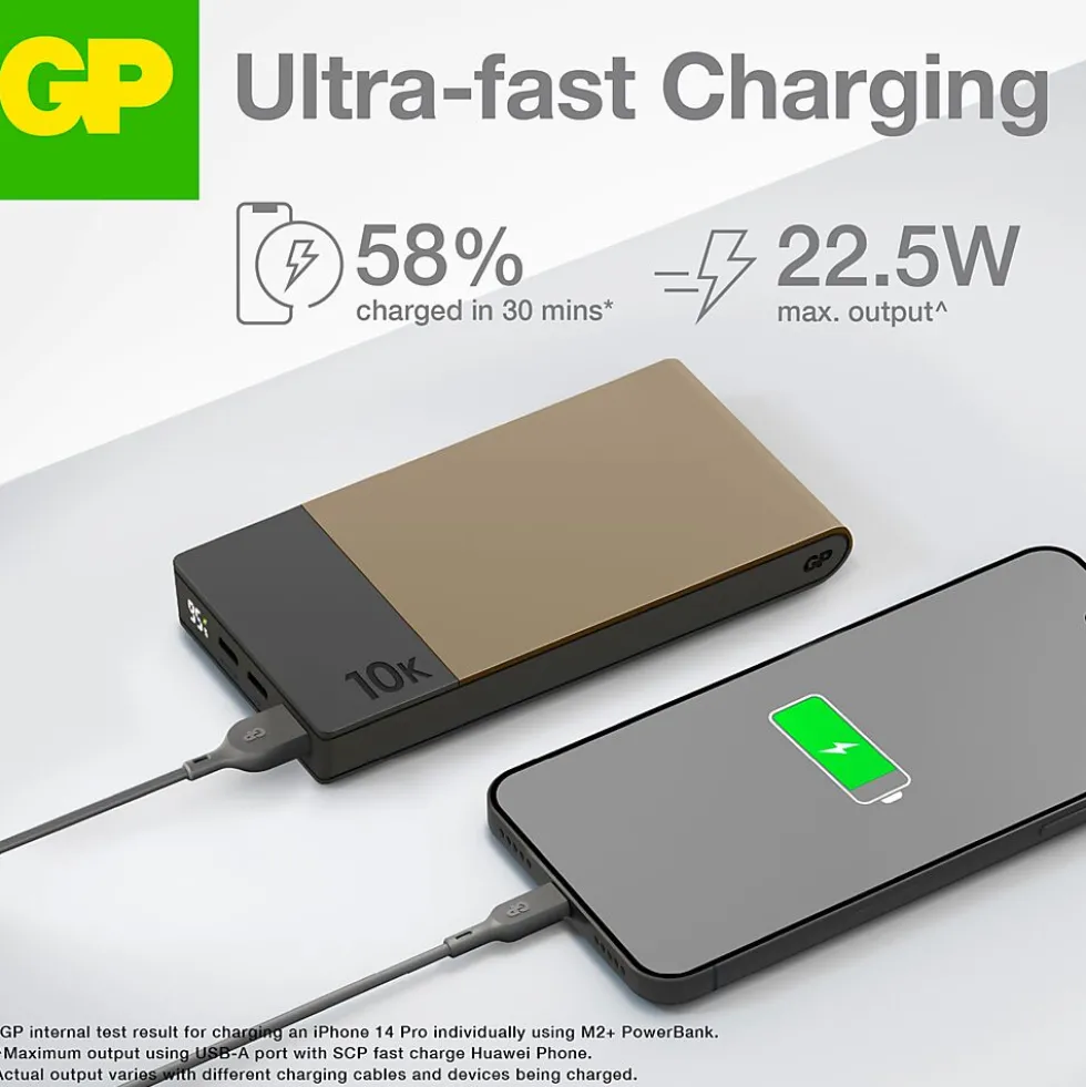 Powerbank M2+ 10000 mAh beige