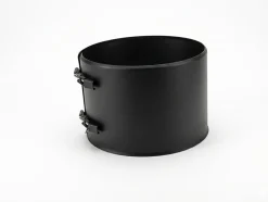Pyntedeksel h:150mm sort ø250 høyde 150mm