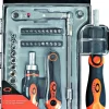 Q-tools pipenøkkel- og bitssett 37 deler