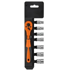 Q-Tools pipenøkkelsett 8 deler